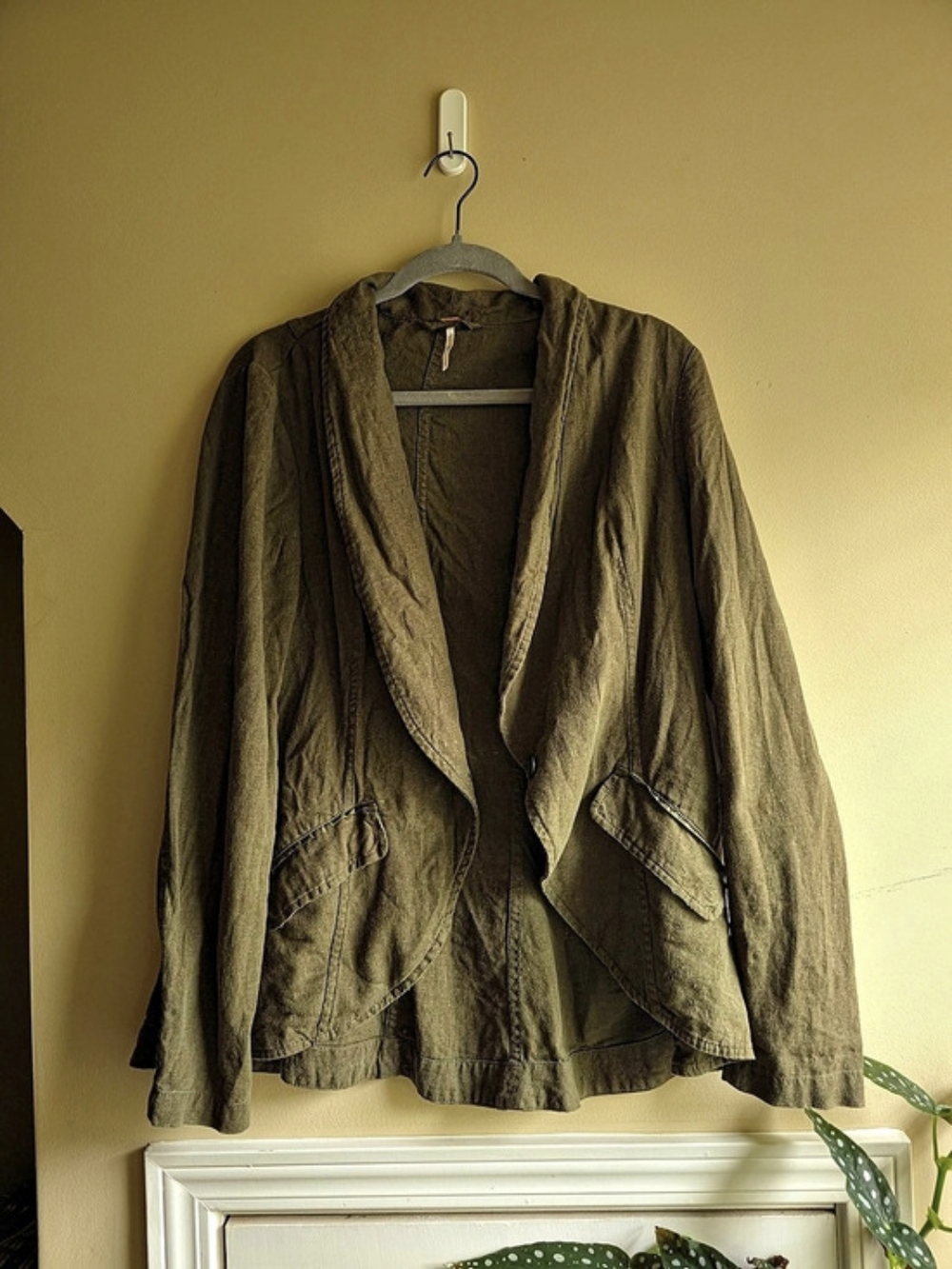 Free People Utility Jacket in Green Size Small